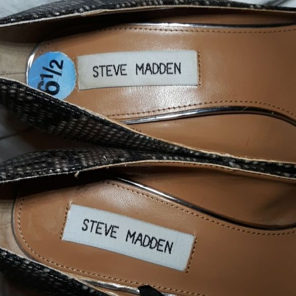 Steve Madden P-Sno Python Metal Toe‎ Pumps 6.5 - Picture 6 of 8